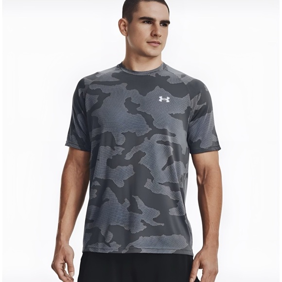 UNDER ARMOUR • Velocity Jacquard Short Sleeve Tee - Picture 3 of 5